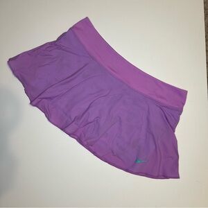 Nike Dri Fit Women’s Tennis Skort/Skirt Purple Turquoise Large EUC
